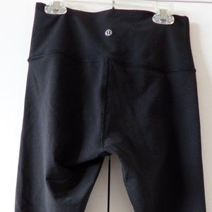 EUC - Lululemon Women's Size 6 Wunder Train Everlux Black Leggings